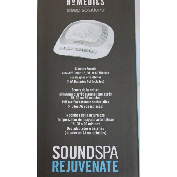 Home Medics Homedics Sleep Sound Spa Rejuvenate Machine Nature Sealed Portable - Picture 7 of 7